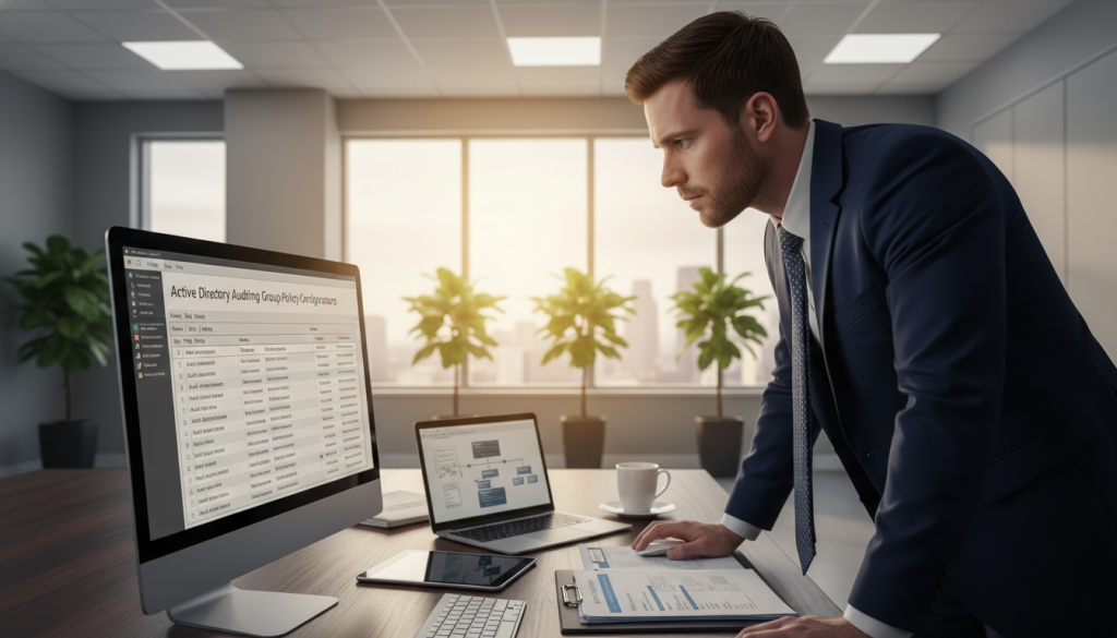 Active Directory auditing group policy configuration
