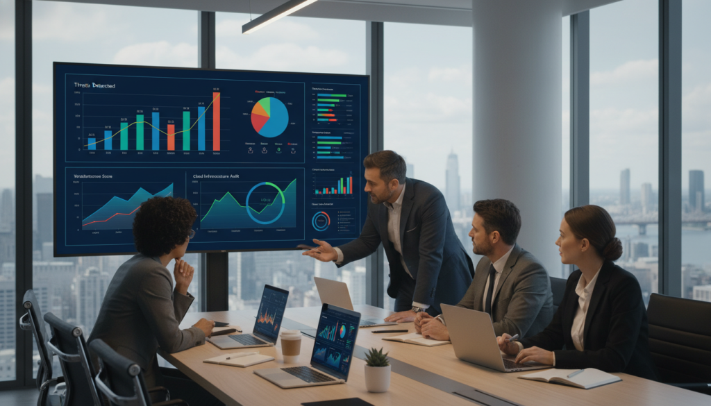 Cloud Security Assessment reporting dashboard