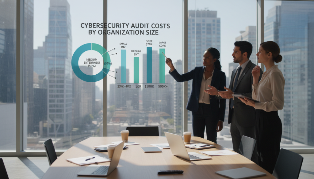 Cybersecurity Audit Cost breakdown by organization size