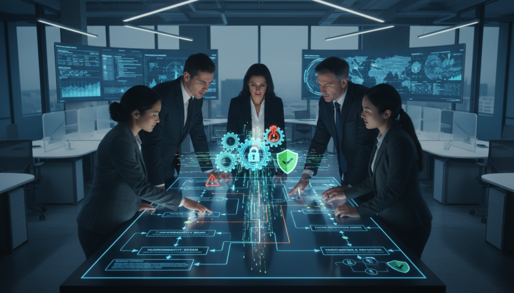 IT security automation workflow for vulnerability management