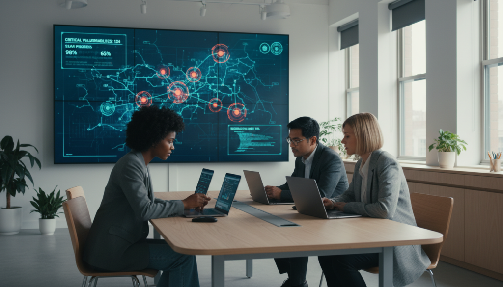 IT security management vulnerability scanning process