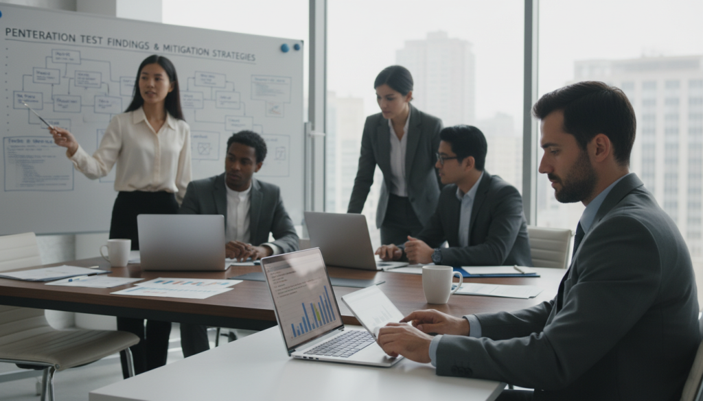 Penetration Testing Report analysis and cybersecurity audit process