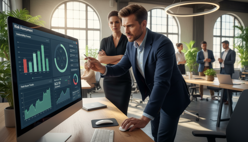 Risk Assessment Software reporting dashboard
