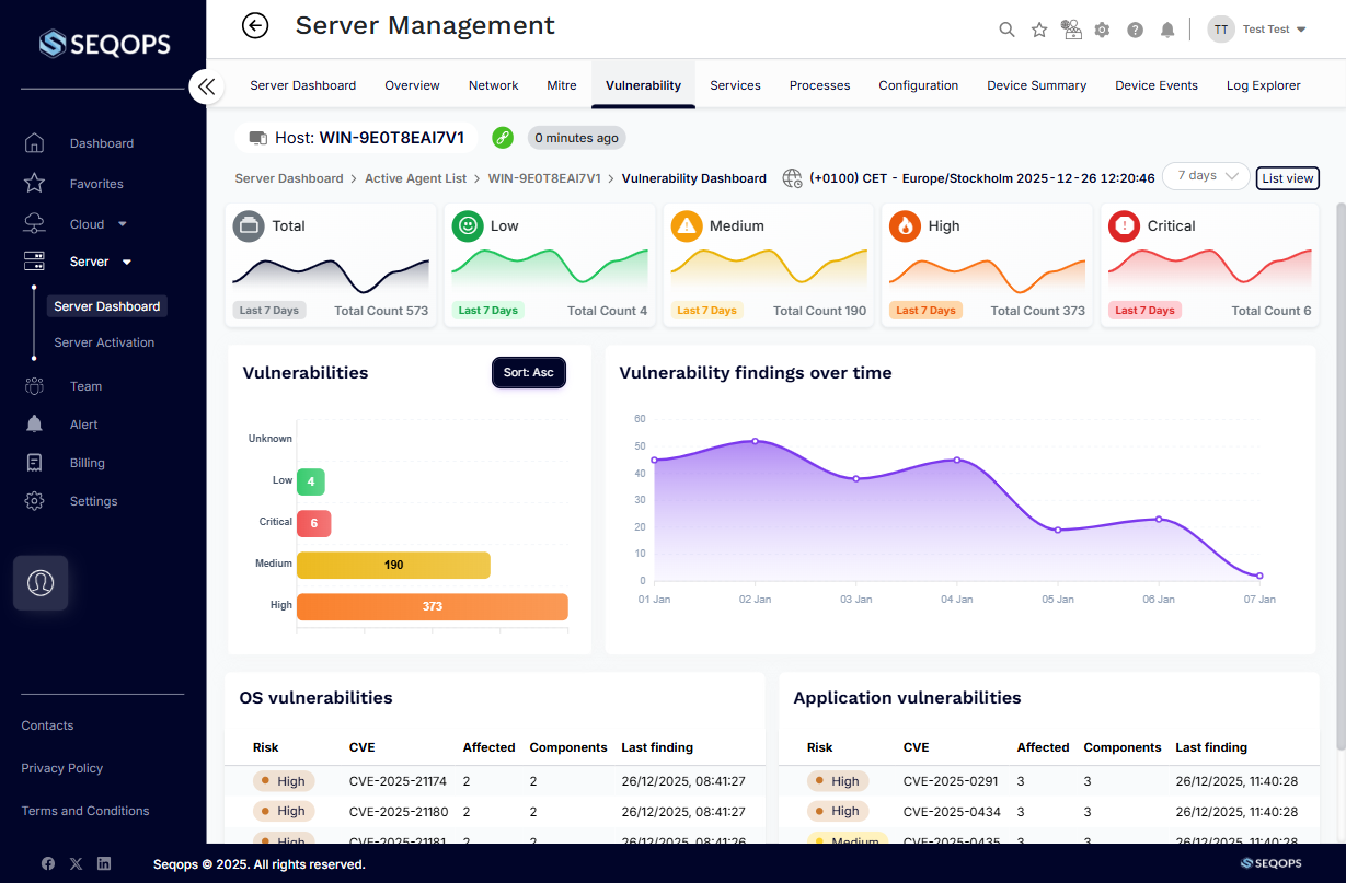 Vulnerability Defense Engine