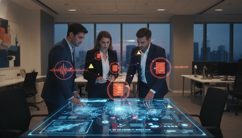 network threat detection and security gap identification