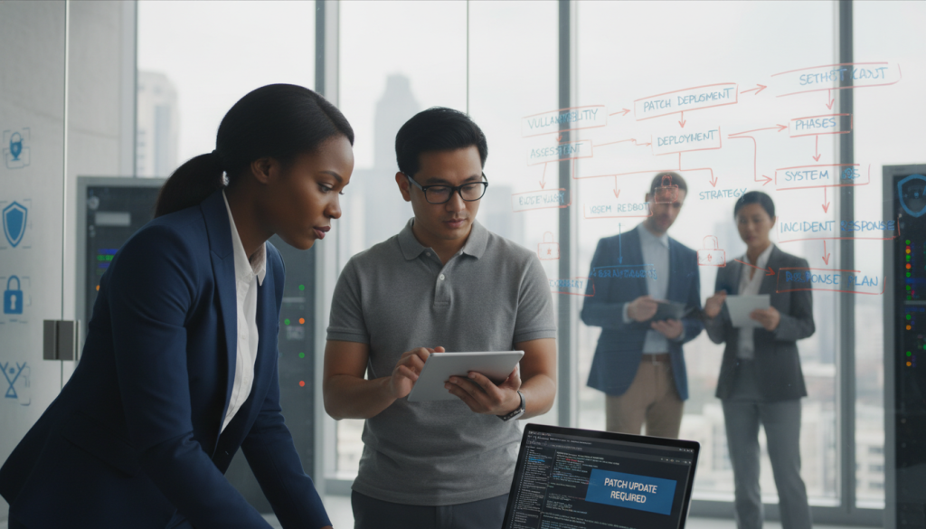patch management process for vulnerability in computer security