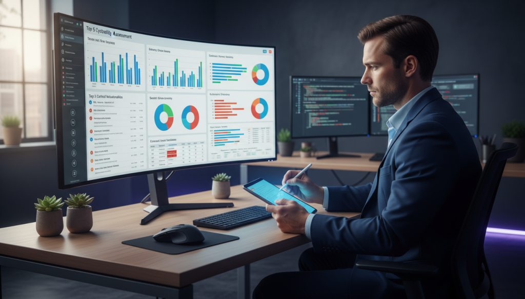 penetration testing software vulnerability detection dashboard