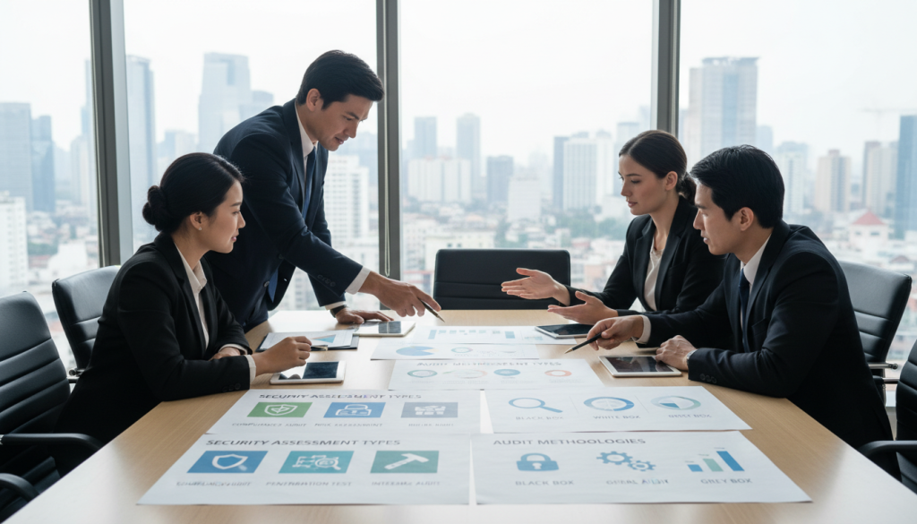 security assessment types and audit methodologies comparison