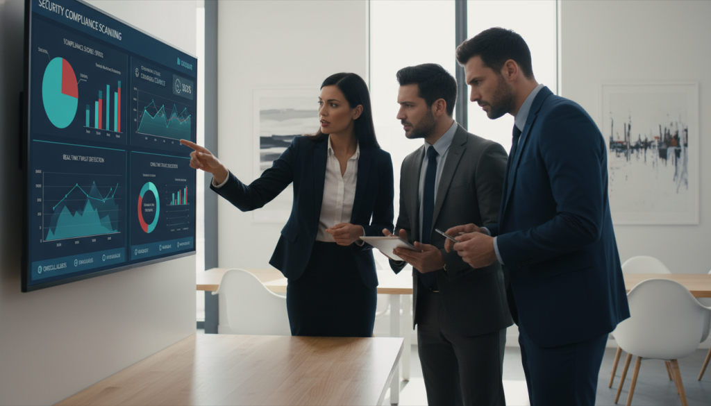 security compliance scanning dashboard