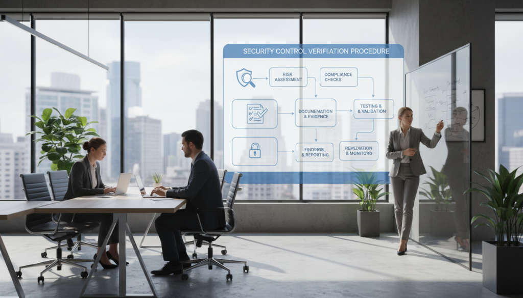 security control verification process workflow