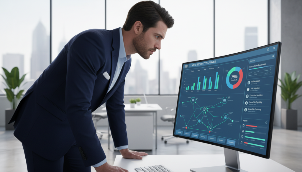 web vuln scanner reporting dashboard
